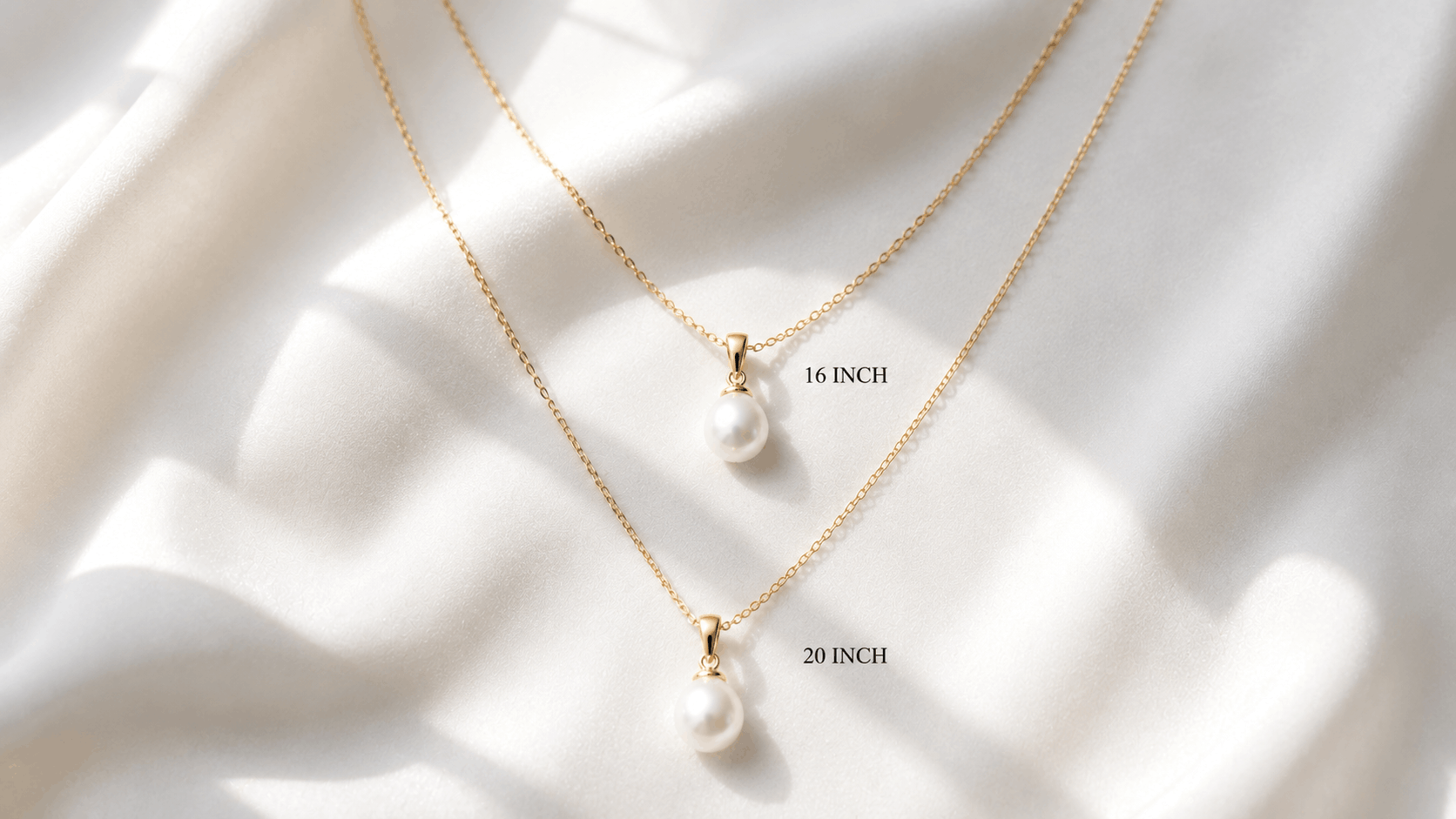 06. كيفية ارتداء قلادة freshwater pearl