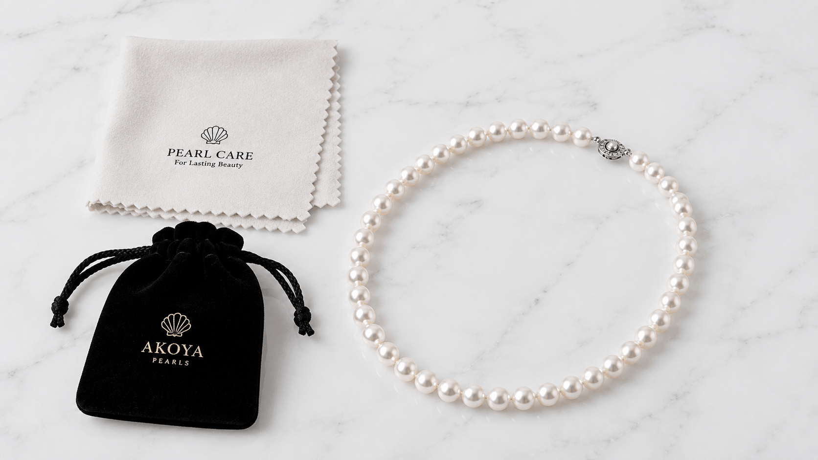 07. كيف تعتني بعقد لآلئ أكويا